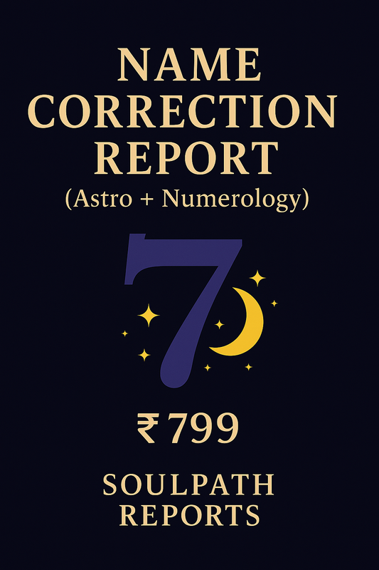 Name Correction Report (Astro + Numerology Based)