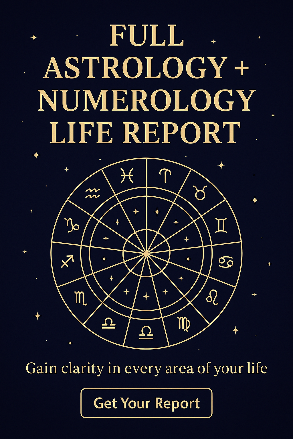 Full Astrology + Numerology Life Report